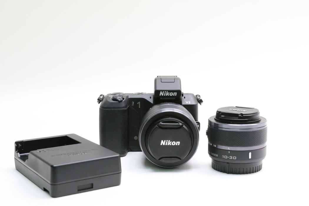 Nikon 1 V2 Camera w/ 30-110mm f/3.8-5.6, 10-30mm f/3.5-5.6 Lenses!