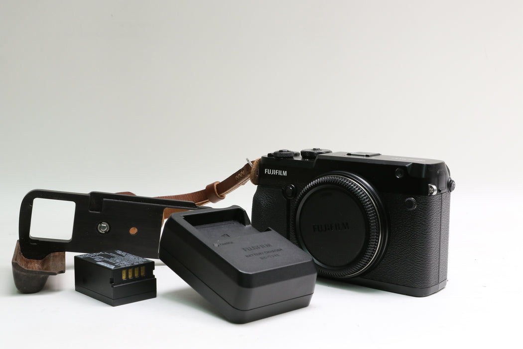 Fujifilm GFX 50R Camera w/ Accessories, Very Low Shutter Count of 3,865!