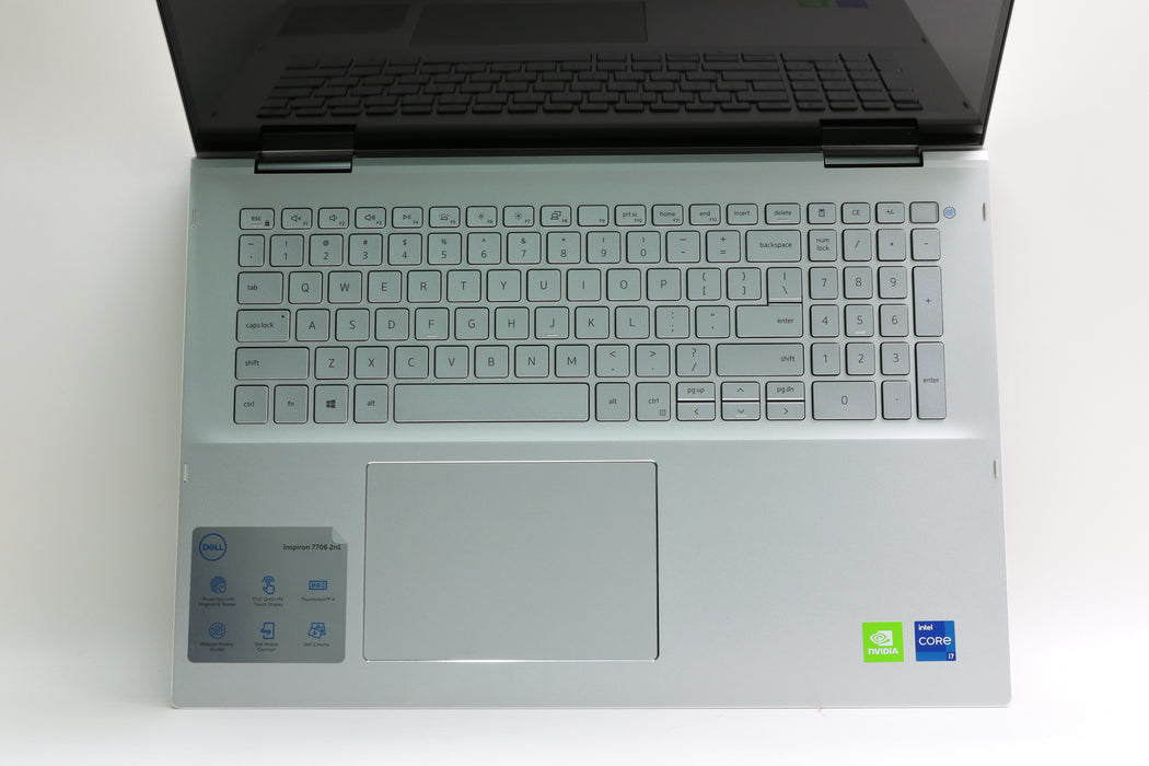 100%BATT 17.3" QHD+ Dell Inspiron 7706 2n1, i7-1165G7, 16GB, 512GB SSD, MX350, Touch