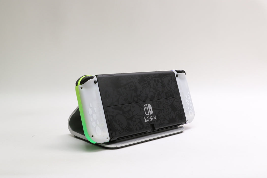 Nintendo Switch OLED Splatoon 3 Edition Console w/ Dock, Controllers, Grip!
