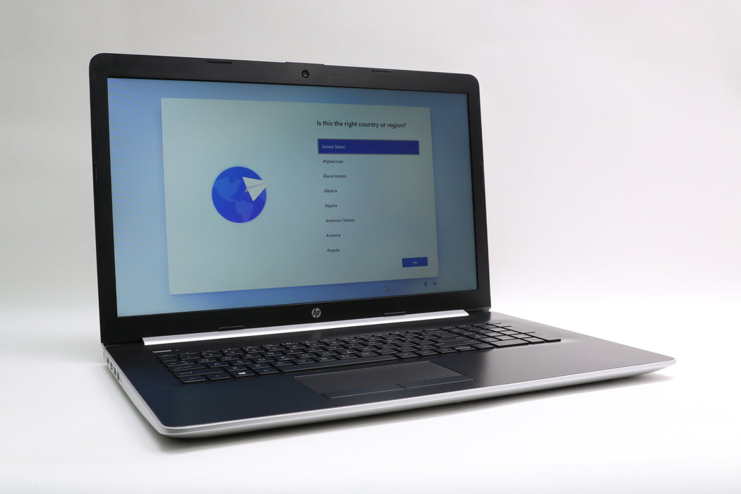 17" HP Laptop 17-ca0xxx, Ryzen 5 2500U, 8GB, 256GB