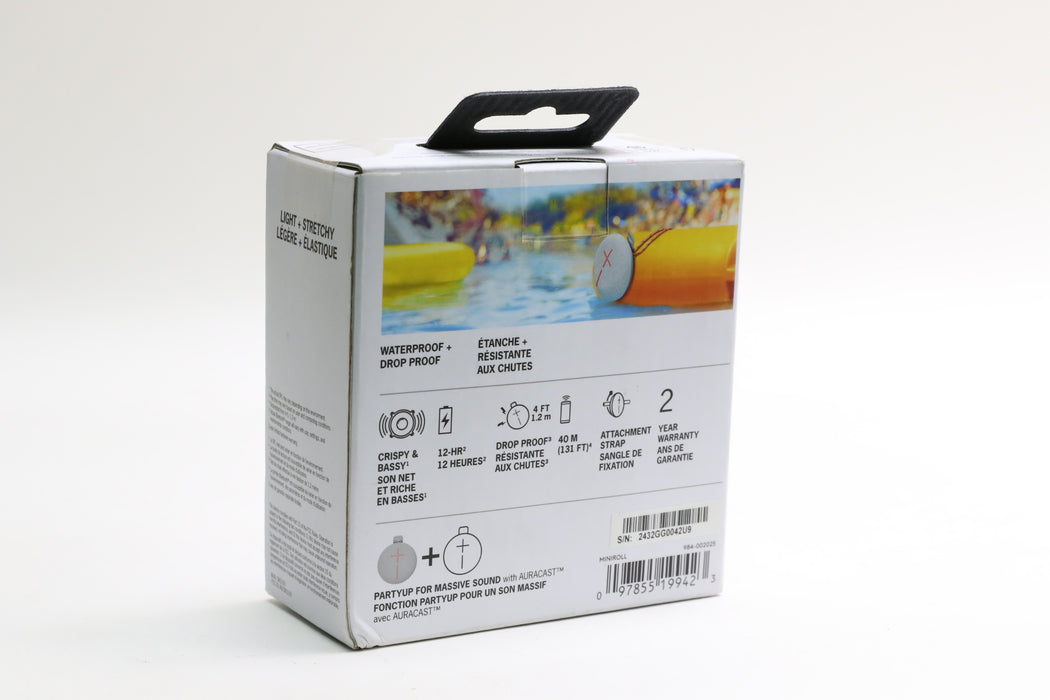 Brand New! Ultimate Ears MINIROLL Waterproof Bluetooth Speaker