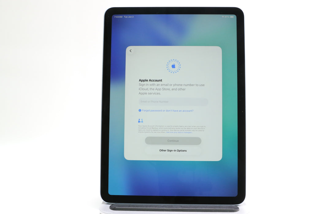 iPad Air M4, 128GB, Wi-Fi Only, Blue, MH314LL/A