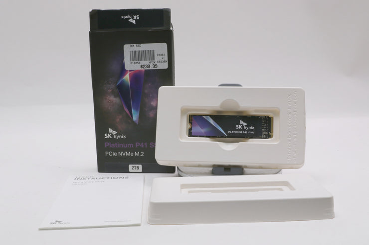 Open Box! SK Hynix Platinum P41 2TB PCIe 4.0 x4 NVMe M.2 2280 SSD w/ Box!