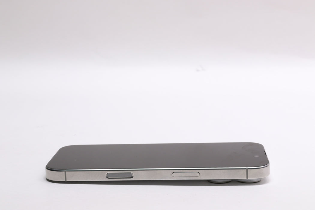 Apple iPhone 16 Pro, 256GB, Unlocked, White Titanium, MYMH3LL/A