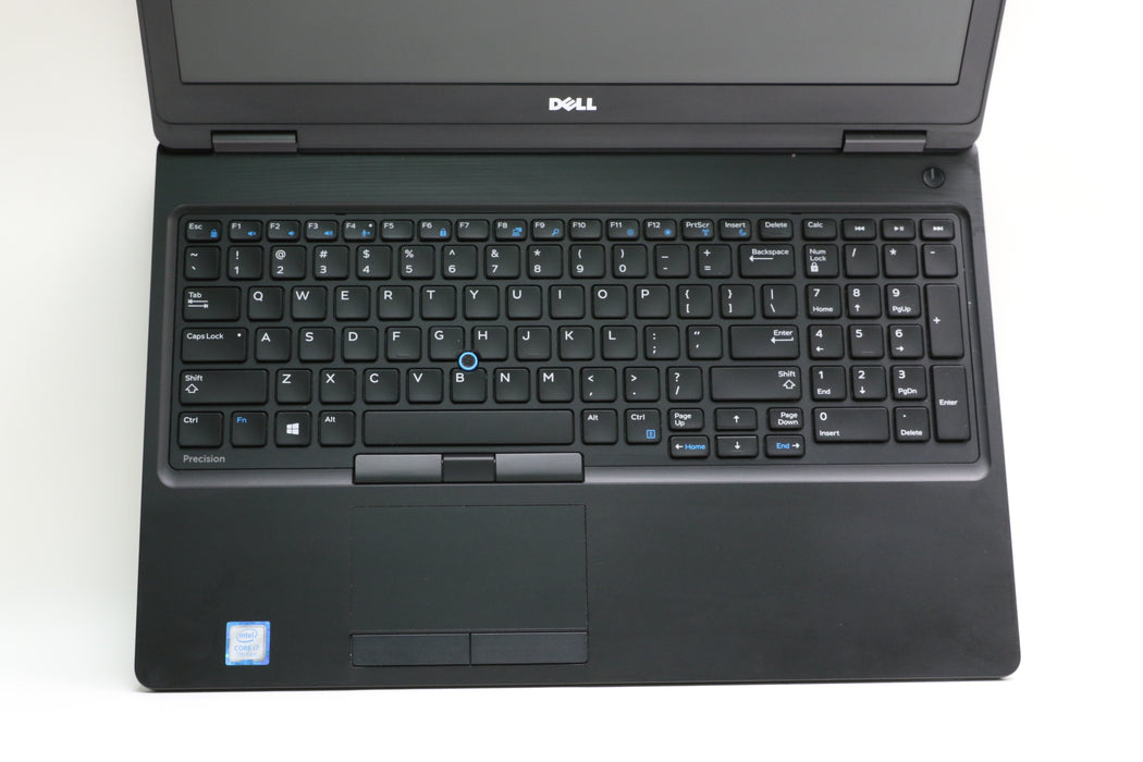 100%BATT 15.6" Dell Precision 3520, i7-7700HQ, 16GB, 256GB SSD, NVIDIA Quadro M620