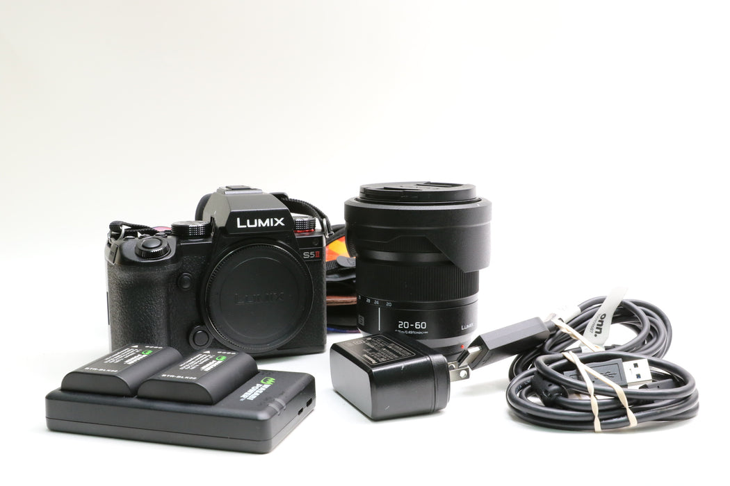 Panasonic Lumix S5 II Camera w/ Lumix 20-60mm f/3.5-5.6 Lens, Very Low SC of 416
