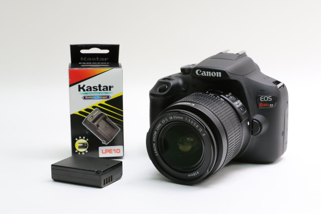 Canon EOS Rebel T7 Camera w/ EF-S 18-55mm f/3.5-5.6 IS II Lens, Low SC of 2.8K!