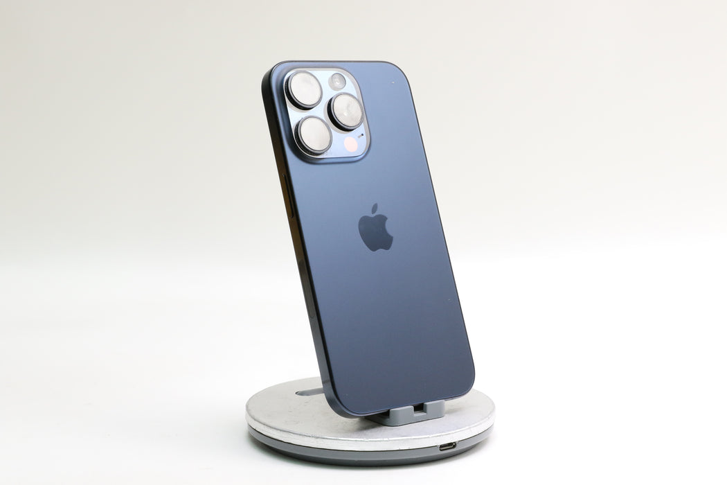 iPhone 15 Pro, 256GB, Unlocked, Blue Titanium, MTQV3LL/A