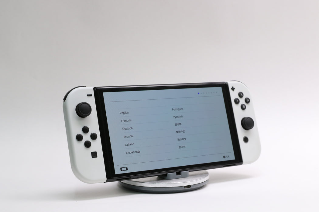 Nintendo Switch OLED Console w/ Pro Controller, Dock, Grip, Case!