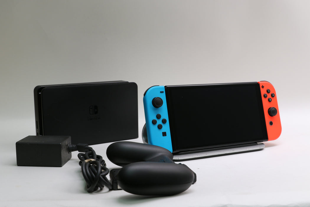 Nintendo Switch OLED Console w/ Joy-Cons, Grip, and Dock!