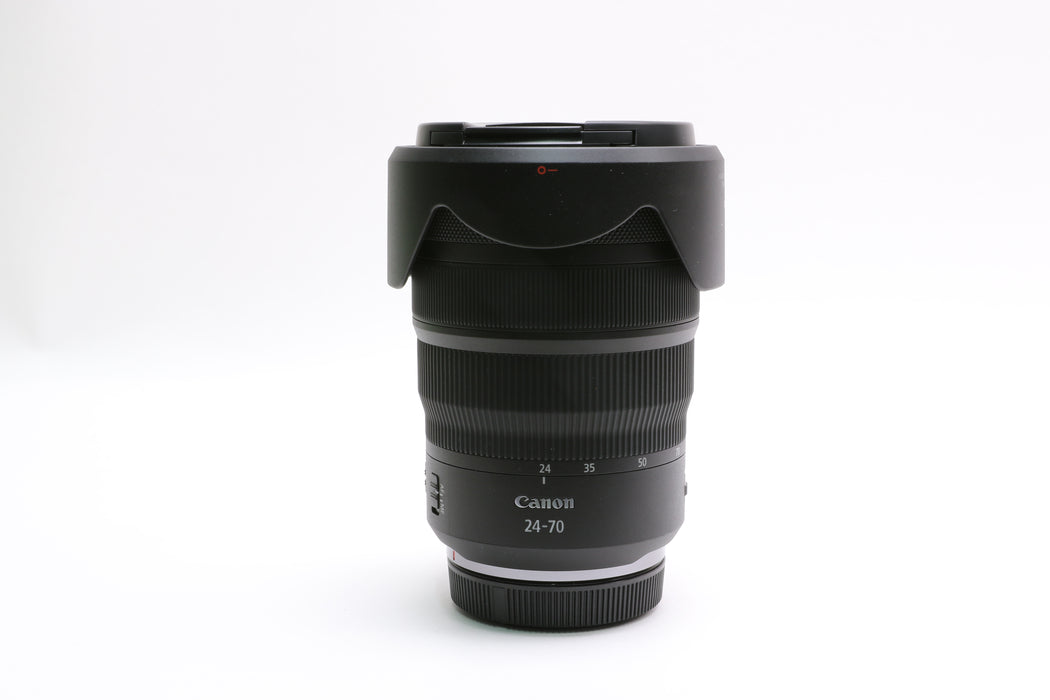 Canon RF 24-70mm f/2.8L IS USM Lens w/ Hood, Case, Caps!