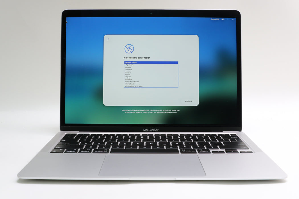 13" QHD+ 2020, MacBook Air, MGN93LL/A, Apple M1, 8GB, 256GB SSD, 7C