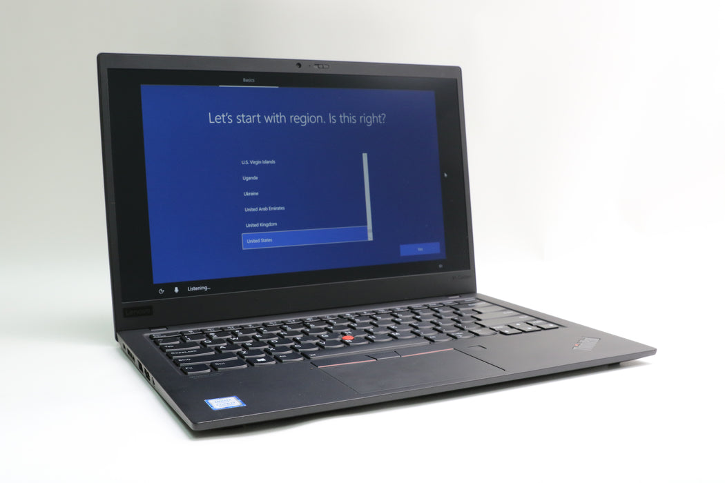 14" Lenovo, ThinkPad X1 Carbon 7th, i7-8565U 1.80GHz, 16GB, 256GB SSD
