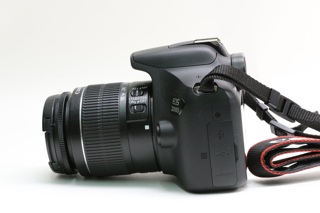 Canon EOS 2000D w/18-55mm f/3.5 & 55-250MM EFS f/4 IS II