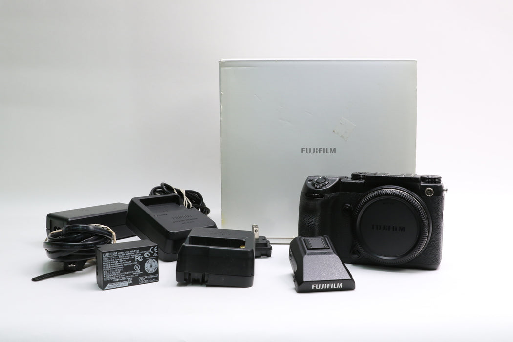 Fujifilm GFX 50S Camera w/ Fujifilm EVF-GFX1 Viewfinder, 2x OEM Batteries!