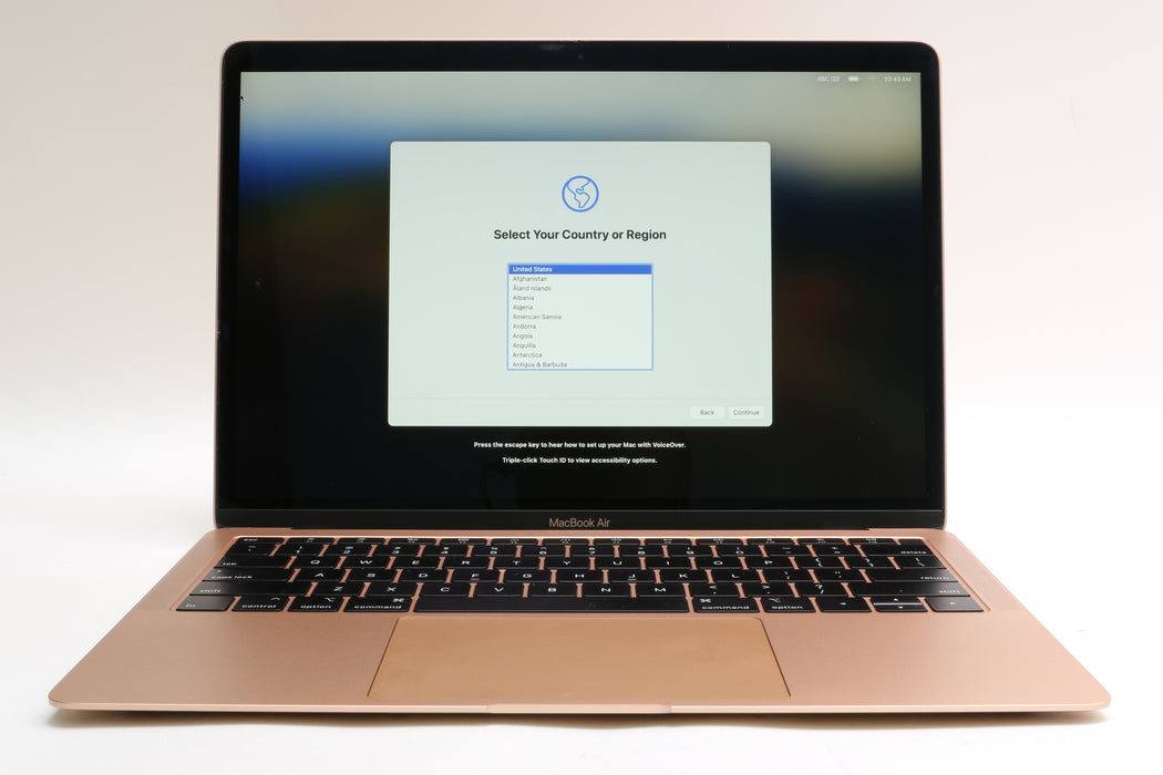 13" 2019, MacBook Air, MVFM2LL/A, i5-8210Y, 8GB, 128GB SSD
