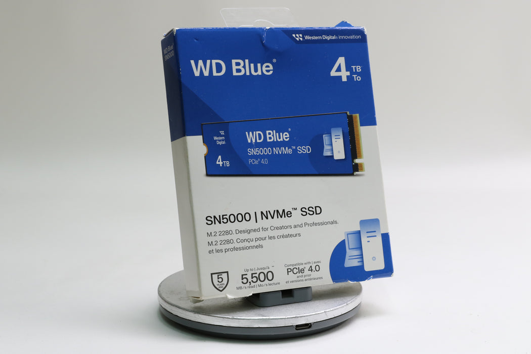 Brand New! WD Blue SN5000 4TB NVMe SSD