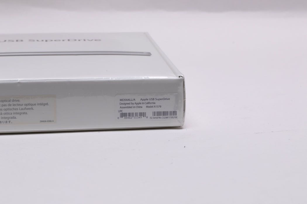 Brand New! Apple USB SuperDrive DVD RW Disc Drive - Silver (MD564LL/A)
