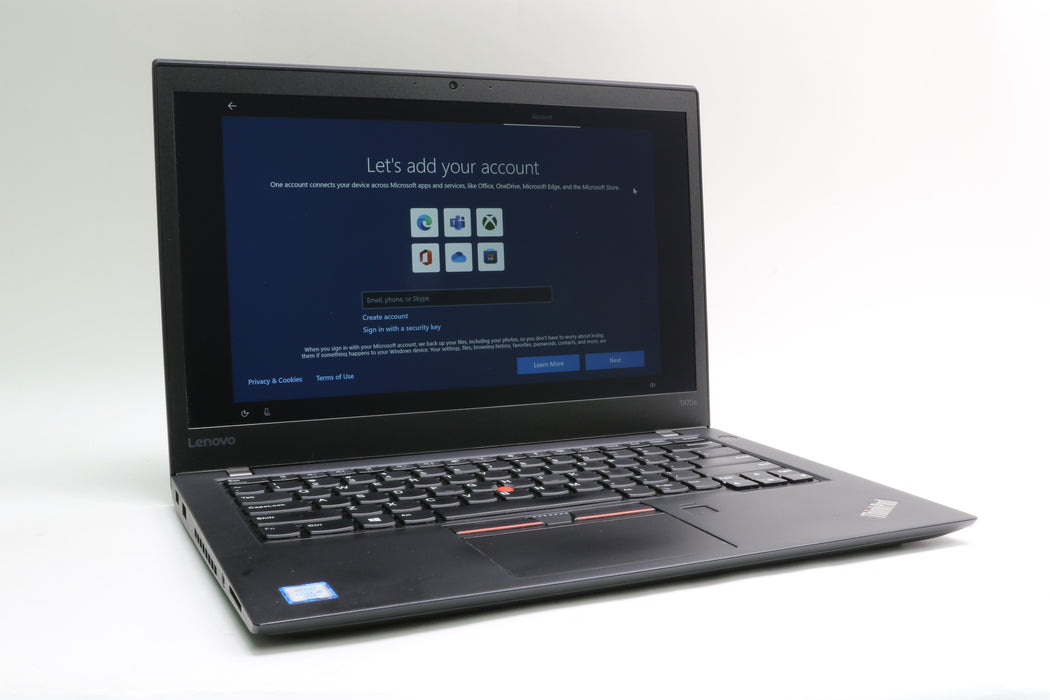 14" Lenovo ThinkPad T470s W10DG, i5-6300U, 12GB, 256GB SSD, Touchscreen