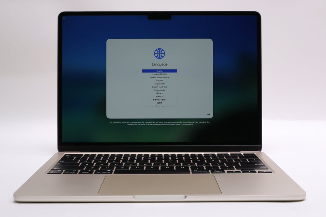 13" 2022, MacBook Air, MC7W4LL/A, Apple M2, 16GB, 256GB SSD, 8C