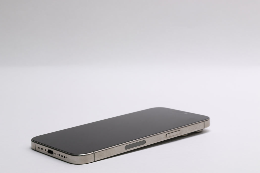 Apple iPhone 15 Pro Max, 256GB, Unlocked, Natural Titanium, MU683LL/A