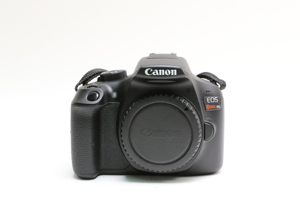 Canon EOS Rebel T6, Canon Zoom Lens EF-S 18-55mm F/3.5-5.6 IS II