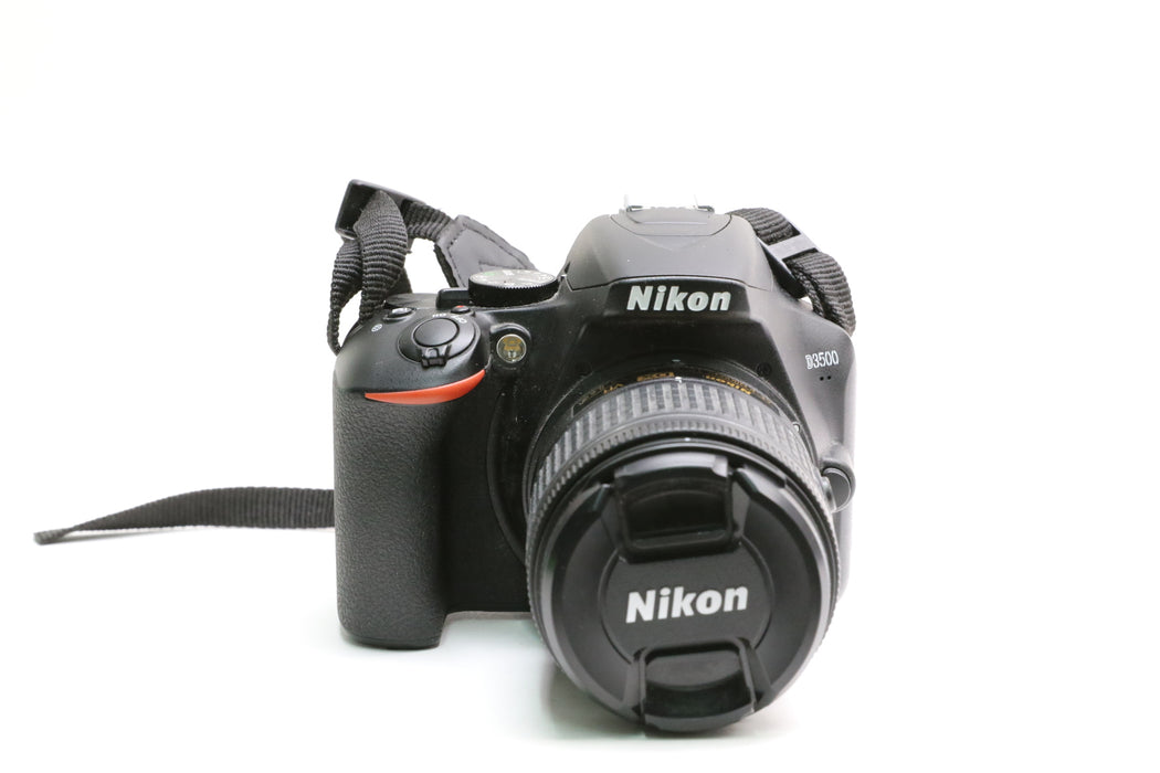 Nikon D3500 Camera w/ Nikon AF-P DX 18-55mm f/3.5-5.6G VR Lens, 2,197 Shutter!