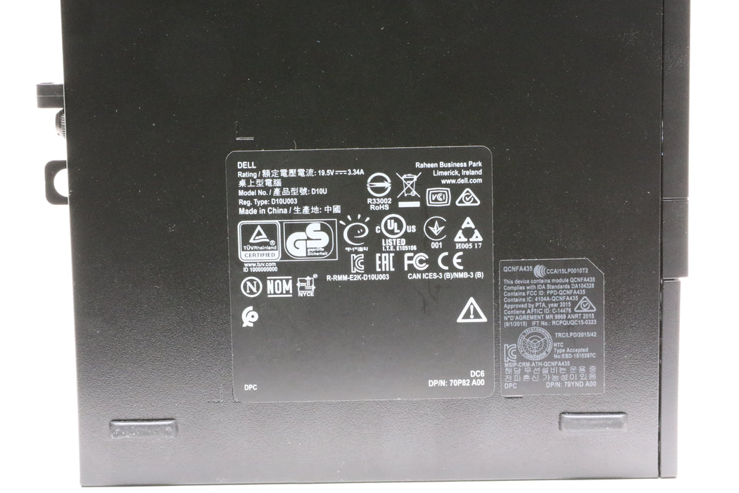 Dell Optiplex 3060 Desktop, i5-8500T, 16GB, 256GB SSD