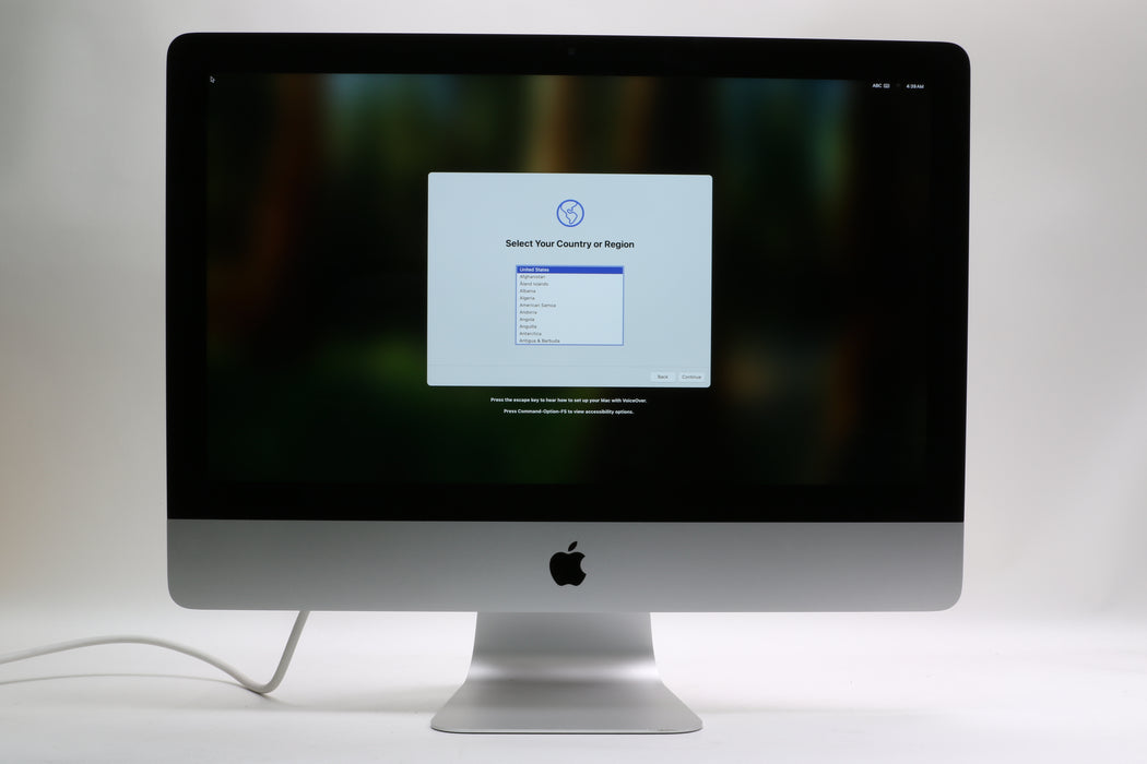 21.5" 2019, iMac, MRT42LL/A, i5-8500, 8GB, 1TB HDD, Radeon Pro 560X